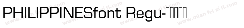 PHILIPPINESfont Regu字体转换